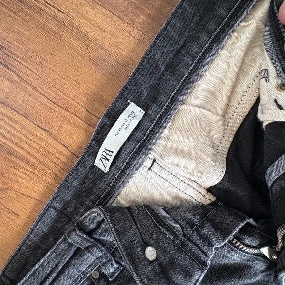 Zara ripped denim - black - skinny/slim jean - Picture 4 of 10